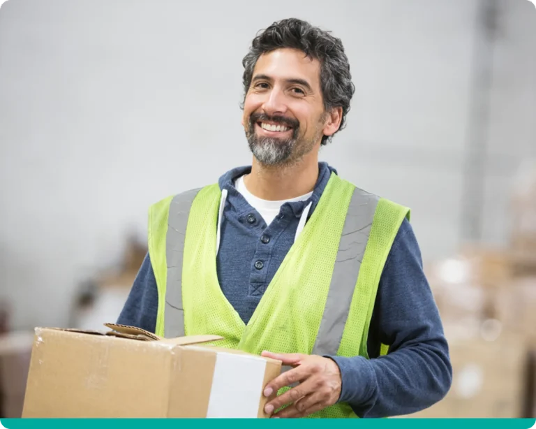 Man holding a package