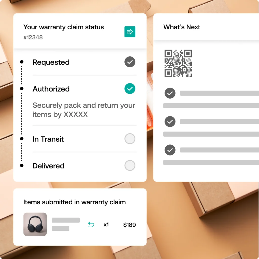 Warranty Returns Workflow Step 8